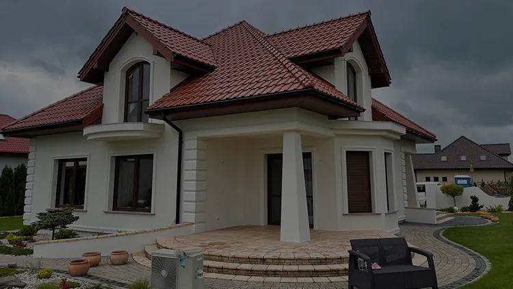 Dom jednorodzinny z nową elewacją